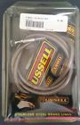 R08757ds 08757ds Russell New Stainless Steel Brake Line Front Flsts Harley