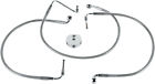 1204-2742 Drag Specialties Braided Front Brake Line For Harley Stainless Steel