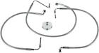 142857 Drag Specialties Ds Braided Brake Line Kit Front Harley Davidson