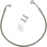 99-07-fxsti 142863 Drag Specialties Ds Braided Brake Line Kit Front Harley Davidson
