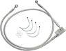 143587 Drag Specialties Ds Braided Brake Line Kit Rear Harley Davidson
