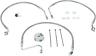 05-07-1200 143599 Drag Specialties Ds Braided Brake Line Kit Front Harley Davidson