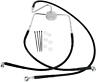 143625 Drag Specialties Ds Vinyl Brake Line Kit Front Harley Davidson