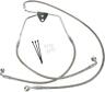 143682 Drag Specialties Ds Braided Brake Line Kit Front Harley Davidson