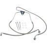 143688 Drag Specialties Ds Braided Brake Line Kit Front Harley Davidson