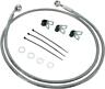 143705 Drag Specialties Ds Braided Brake Line Kit Front Harley Davidson
