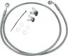 143714 Drag Specialties Ds Braided Brake Line Kit Front Harley Davidson 143714 Drag Specialties Ds Braided Brake Line Kit Front Harley Davidson