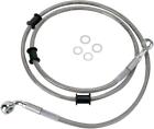 143735 Drag Specialties Ds Braided Brake Line Kit Front Harley Davidson