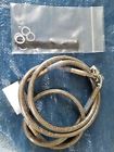 1741-0176 640221-3 Drag Specialties Harley Fxst Flst Extension Braided Stainless Steel Rear