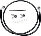 1741-2526 Drag Specialties Inch Black Vinyl Front Brake Line For Harley
