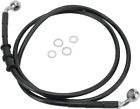 1741-2592 Drag Specialties Inch Black Vinyl Front Brake Line For Harley