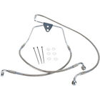1741-2631 Drag Specialties Harley Davidson Flh Plus Braided Front Brakeline Kit