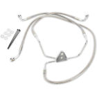 1741-2633 Drag Specialties Harley Davidson Flh Plus Braided Front Brakeline Kit