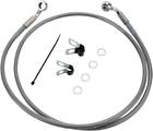 1741-2640 Drag Specialties Stainless Steel Front Brake Line Kit For Harley