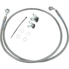1741-2661 Drag Specialties Harley Fxdwg Fxst Over Stock Braided Front Dot