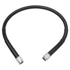 1741-2707 Drag Specialties Universal Ends Black Stainless Brake Line
