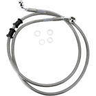 1741-2876 Drag Specialties Harley Davidson Fxdl Standard Length Braided Front Brakeline