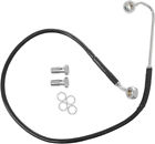 1741-3770 Drag Specialties Stock Length Black Vinyl Abs Brake Line For