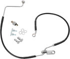 1741-3778 Drag Specialties Black Vinyl Rear Abs Brake Line For