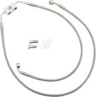 1741-3801 Drag Specialties Stock Length Braided Abs Brake Line For Harley