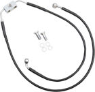 1741-3818 Drag Specialties Stock Length Black Vinyl Abs Brake Line For