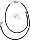 1741-3850 Drag Specialties Black Vinyl Rear Brake Line For