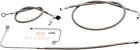 1741-4510 Drag Specialties Extended Length Stainless Steel Brake Line Kits