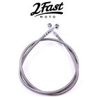 2fm-fboun013 Braided Stainless Steel Brake Line Chopper Harley Davidson