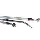 3615 Magnum Sterling Chromite Ii Braided Rear Brake Line Kit For