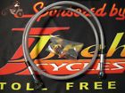 41-637 Midwest Motorcycle Supply Stainless Braided Custom Brake Line Kit For