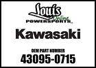 43095-0715 Kawasaki Hose Brake New Oem 725984371815