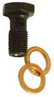 45766 Mid Usa Motorycle Brake Line Master Cylinder Banjo Bolt Black