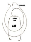 47011 Magnum Mid Brake Line Black Pearl