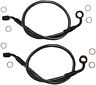 47021 Magnum Black Pearl Designer Lower Brake Line Kit Victory Hammer