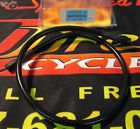 49-114 Midwest Motorcycle Supply Black Stainless Universal Brake Line For Harley