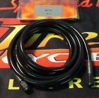 49-136 Midwest Motorcycle Supply Black Stainless Universal Brake Line For Harley