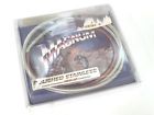 1741-1051 5556 Magnum Shielding Polished Stainless Braided Universal Brake Line In