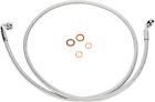 56154sw Magnum Polished Stainless Align Front Brake Line Harley Davidson