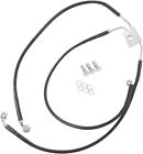 612137-6blk Drag Specialties Black Vinyl Ss Front Brake Line Kit