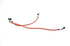 618.4.075.1a 618.4.074.1a Ducati Corse Front Brake Lines Pipes Hoses Red