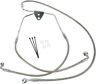 1741-2624 620085-2 Drag Specialties Clear Ss Front Brake Line Kit