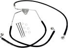 620085-8blk Drag Specialties Black Vinyl Ss Front Brake Line Kit