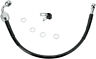 640111-blk Drag Specialties Black Vinyl Ss Rear Brake Line Kit Standard