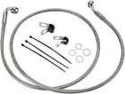 1741-2683 640112-8 Drag Specialties Clear Ss Front Brake Line Kit
