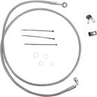 1741-2678 640113-8 Drag Specialties Clear Ss Front Brake Line Kit