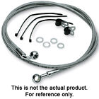 640115-4 Motorcycle Parts Extended Stainless Steel Front Brake Line Kit