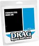 1741-3849 640240 Drag Specialties Clear Ss Rear Brake Line Kit Standard Length