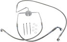 1741-2637 644410-8 Drag Specialties Clear Ss Front Brake Line Kit