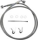 1741-2645 660310-4 Drag Specialties Clear Ss Front Brake Line Kit