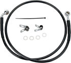 660313-blk Drag Specialties Black Vinyl Ss Front Brake Line Kit Standard